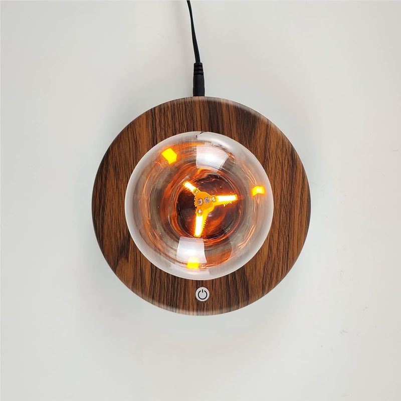 Decorazione della stanza Lampada a levitazione magnetica in burlywood lampadina galleggiante lampadina da scrivania