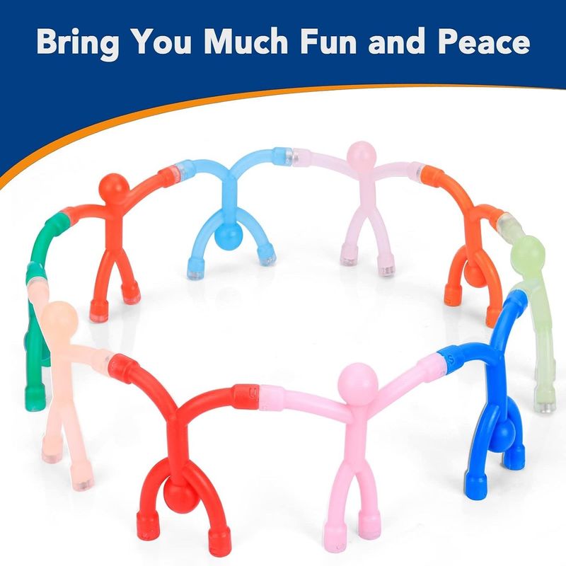 10PCS Magneti per frigoriferi umanoidi Giocattoli magnetici colorati per bambini e decorazioni