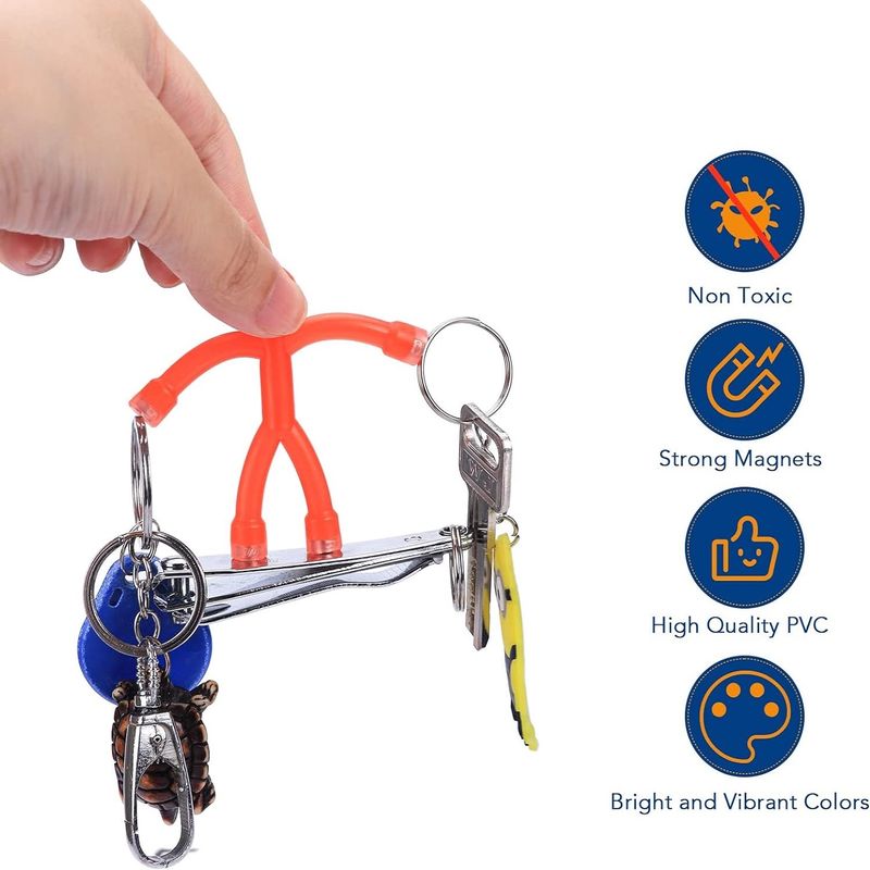 10PCS Magneti per frigoriferi umanoidi Giocattoli magnetici colorati per bambini e decorazioni