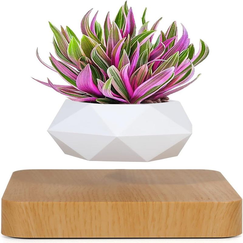 Base rotante pianta di levitazione magnetica vaso per la decorazione del tavolo da giardino domestico