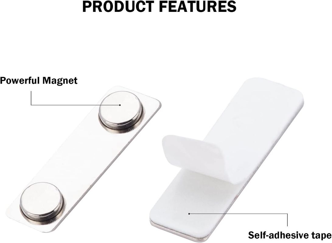 25 PCS Magnetiche personalizzate con 2 magneti al neodimio di alta resistenza