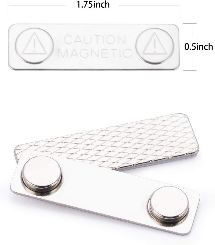 25 PCS Magnetiche personalizzate con 2 magneti al neodimio di alta resistenza