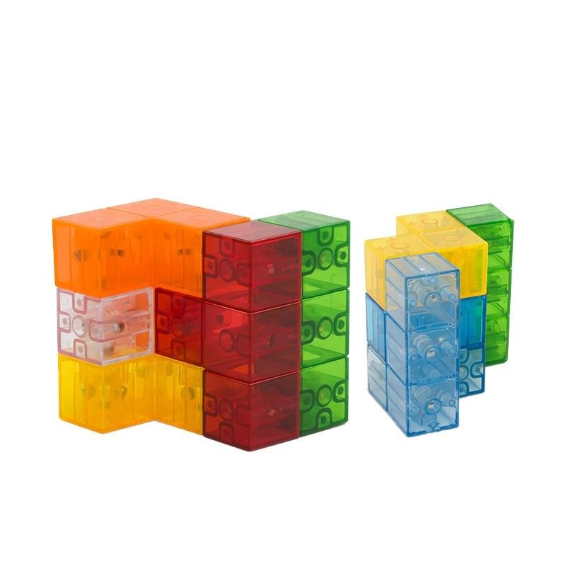 Cubo di Rubik Magnetico 3D Cubo di puzzle magnetico set di 7 forme multiple per bambini