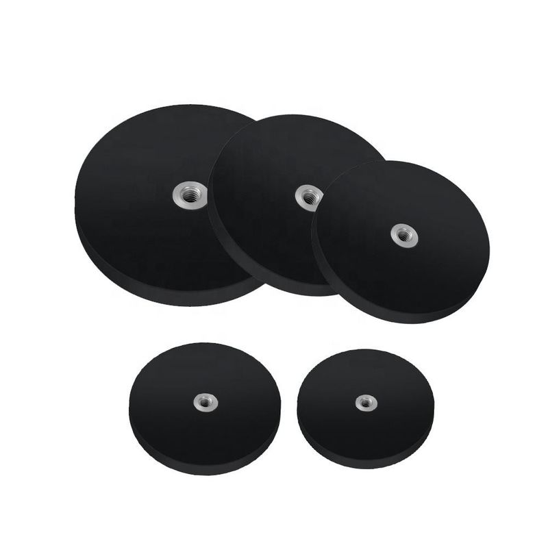 Tipo TT Magnete nero gommato Magneti ricoperti di gomma Alta durata