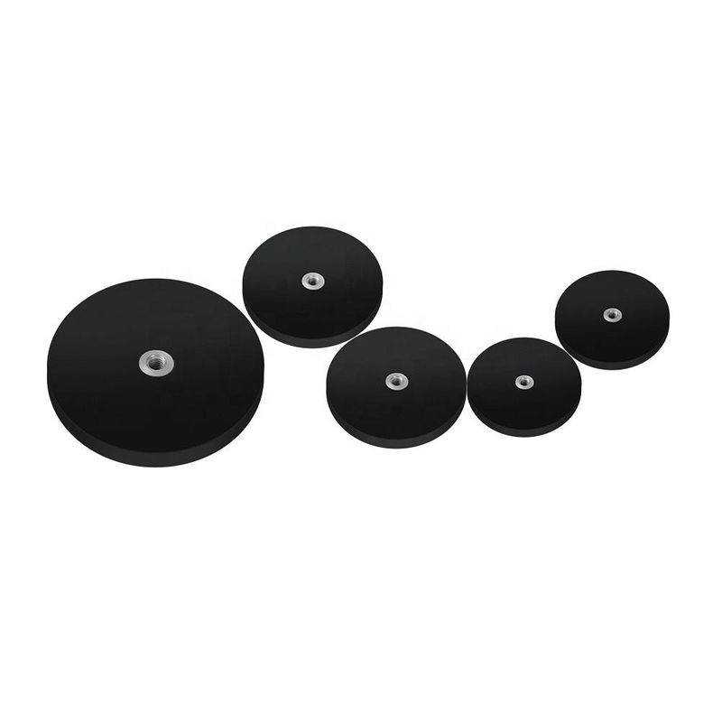 Tipo TT Magnete nero gommato Magneti ricoperti di gomma Alta durata
