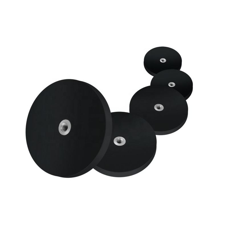 Tipo TT Magnete nero gommato Magneti ricoperti di gomma Alta durata