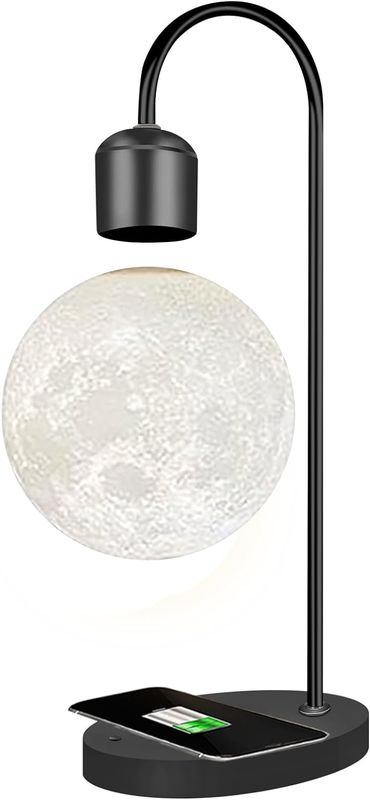 Lampada lunare levitante magnetica a gravità zero Giocattoli da scrivania galleggianti per regali di decorazione