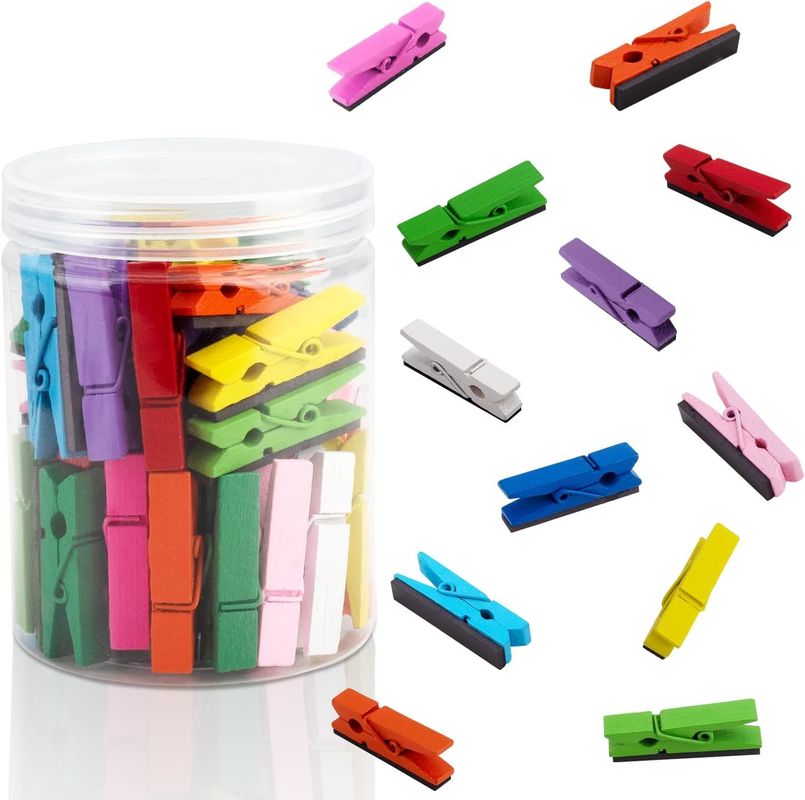 30Pcs Multicolore Clips Magnetiche Personalizzate Per Whiteboard Frigo di ufficio didattico