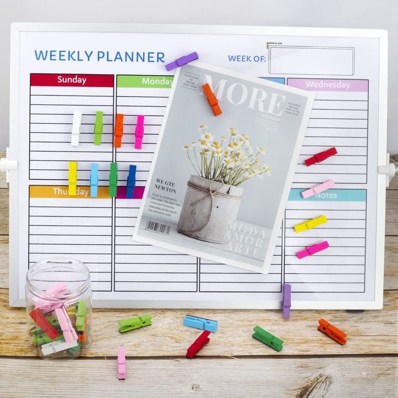 30Pcs Multicolore Clips Magnetiche Personalizzate Per Whiteboard Frigo di ufficio didattico