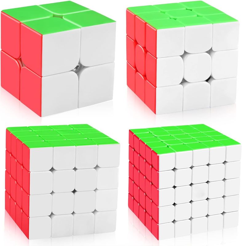 Rubik's Cube Magnetico Multicolor Set Con 2x2 3x3 4x4 5x5 Serie Per La Presente Collezione