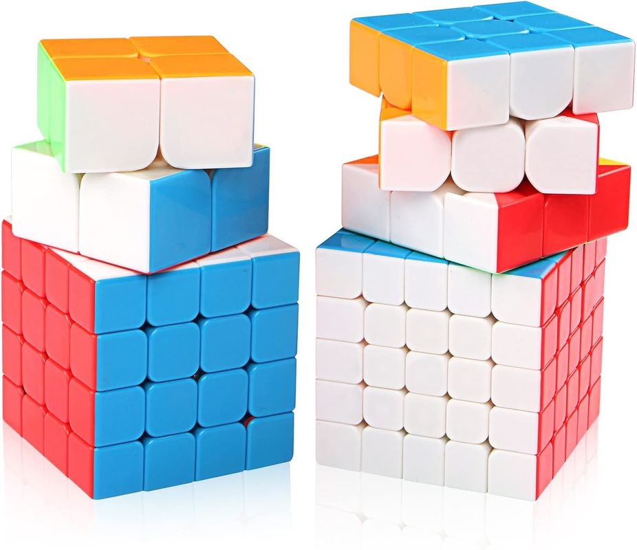 Rubik's Cube Magnetico Multicolor Set Con 2x2 3x3 4x4 5x5 Serie Per La Presente Collezione