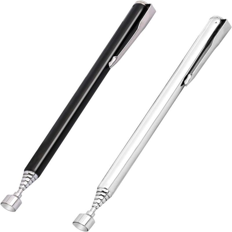 Strumento di raccolta magnetica stiletto in acciaio inossidabile tipo penna estensibile
