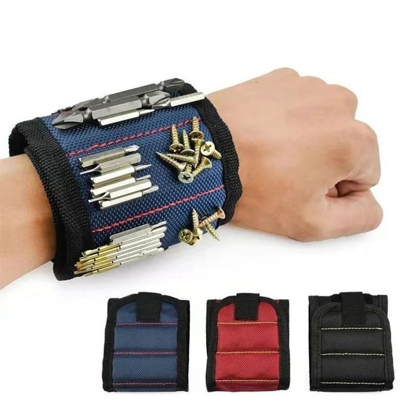 Magneti forti Tenere Chiodi Foratura Bit Noci cintura di stoccaggio Strappo tenitore utensile organizzatore a mano