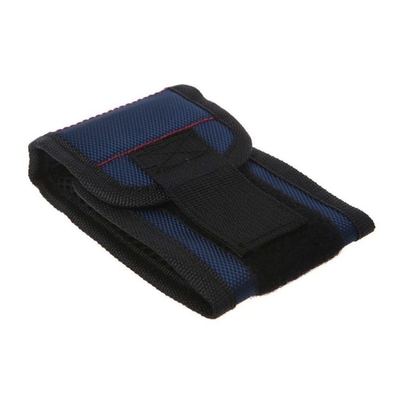 Borsa per utensili multifunzionale di tessuto di nylon braccialetto magnetico portautensili Borsa per utensili per elettricisti