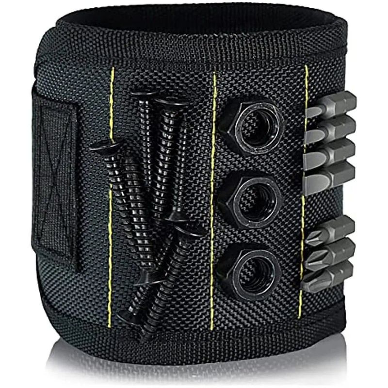 Magneti forti Braccialetto per la presa di viti Chiodi per la trivellazione Bits bracciale portautensili cinture