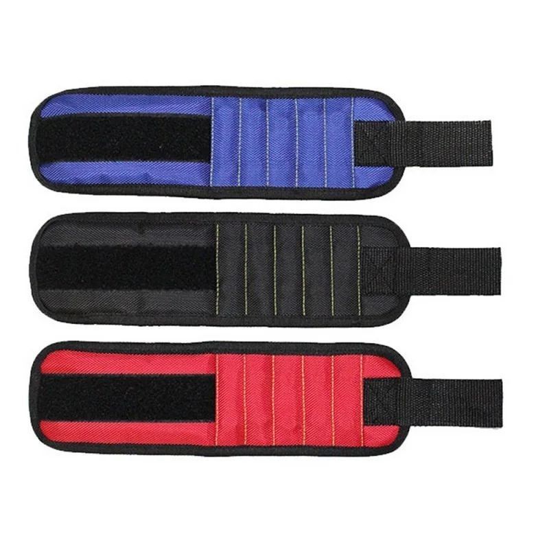 Fascia di supporto al polso magnetica con magneti forti per la presa di viti