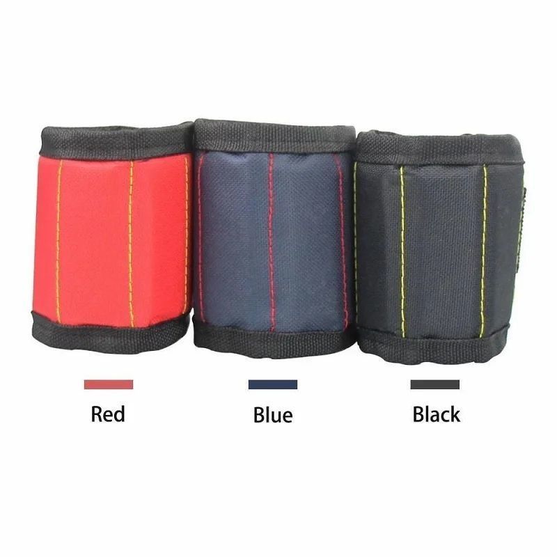 Braccialetto magnetico forte per la presa di viti chiodi per la trivellazione di pezzi cinture portautensili polso