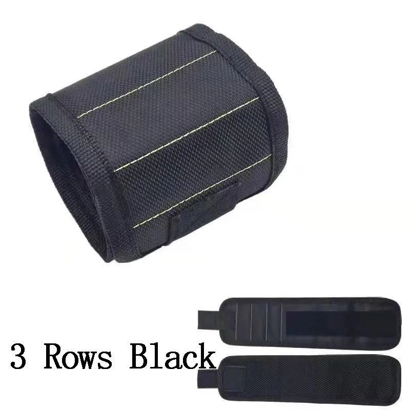 Polso magnetico con presa forte viti chiodi perno bit di stoccaggio organizzatore supporto fascia riparazione strumenti magnetici