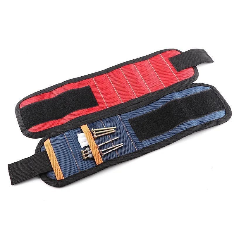 Camuffamento Magnetico Fascia di supporto per polso Magneti forti per tenere viti Chiodo Braccialetto cintura supporto