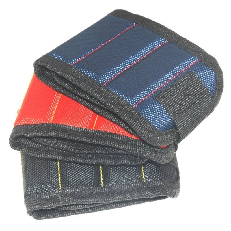 Stringente Magnetico Bracciale Borsa Strumento Oxford Stoffa Fascia Portatile viti Unghie Strumento