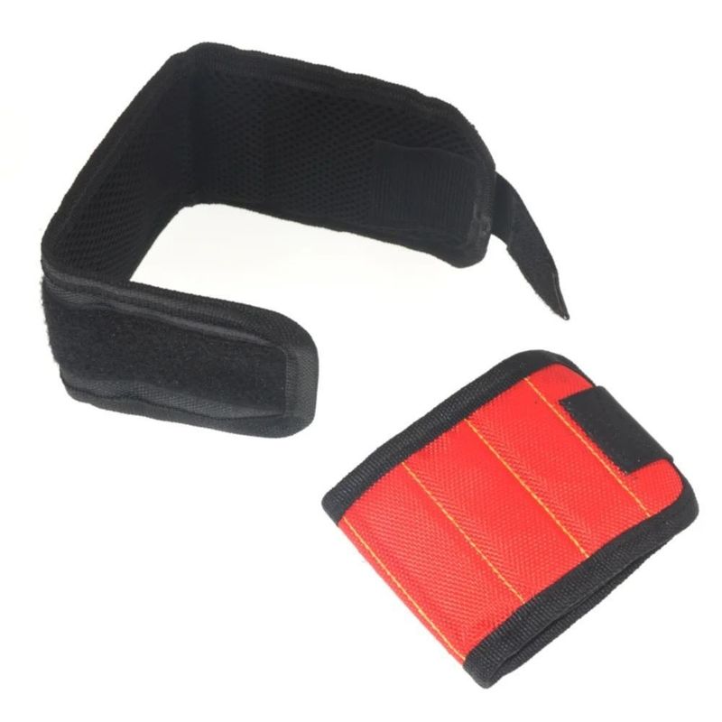 Stringente Magnetico Bracciale Borsa Strumento Oxford Stoffa Fascia Portatile viti Unghie Strumento