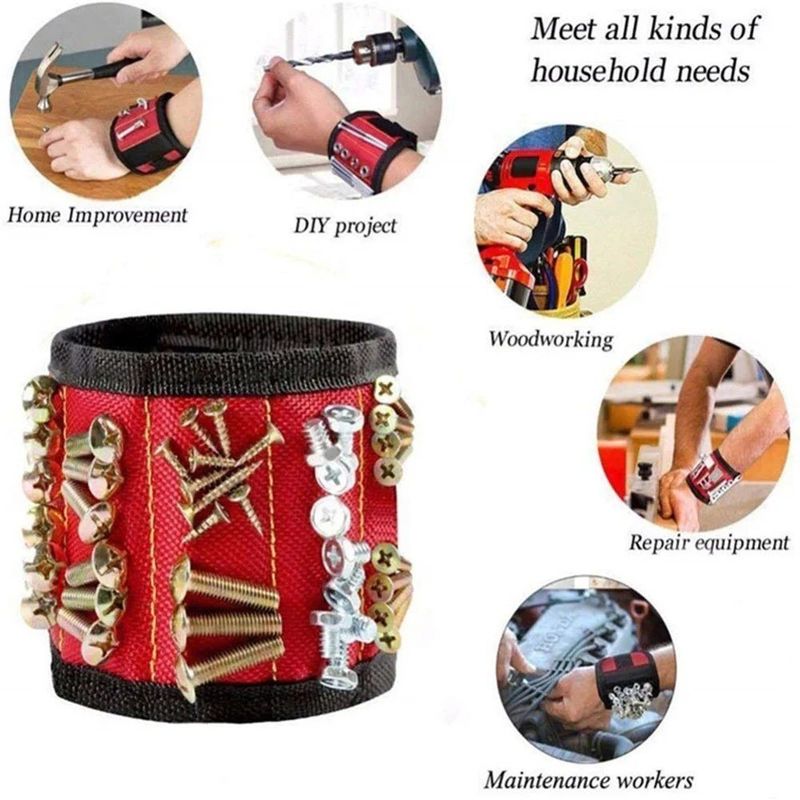 Consigliere magnetico Portable Magnetic Tool Bag for Screw Nail Nut Bolt Drill Bit Repair Kit