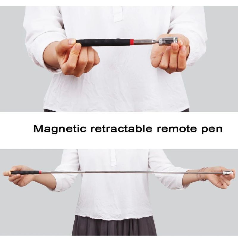Penna magnetica telescopica con strumento di raccolta leggero portatile a magnete strumento estensibile a lunga portata per raccogliere attrezzi