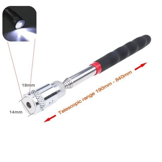 Penna magnetica telescopica portatile capacità utensile utile per raccogliere nocciolo bullone bastone estensibile