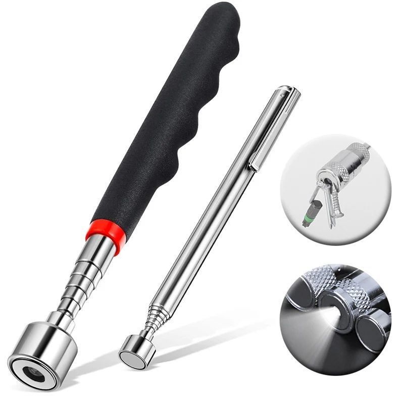 Strumenti di raccolta magnetici telescopici Appoggio luce a LED regolabile estensibile penna a lungo raggio Strumento utile