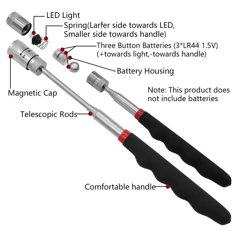 Magnete telescopico Mini Portatile Pesante Magnetico Pick-up Noce Set utensili domestici