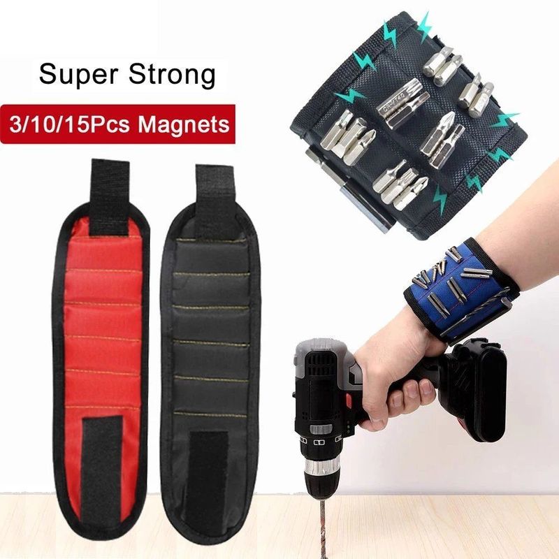 Kit di attrezzi per braccialetti magnetici portatili Stringa di attrezzi per braccialetti magnetici forti Strumento di raccolta telescopica
