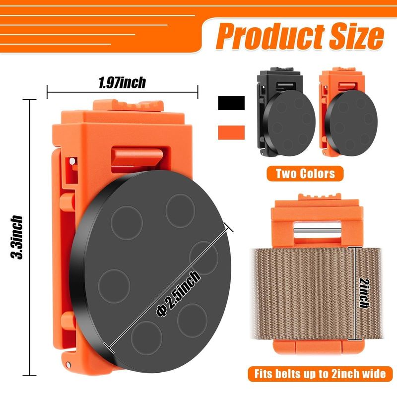 Agganci per cinture magnetiche, agganci per cinture per utensili pesanti Agganci per cinture per utensili pesanti Agganci per cinture magnetiche non scivolanti Agganciatore per cinture magnetiche per cacciavite a martello