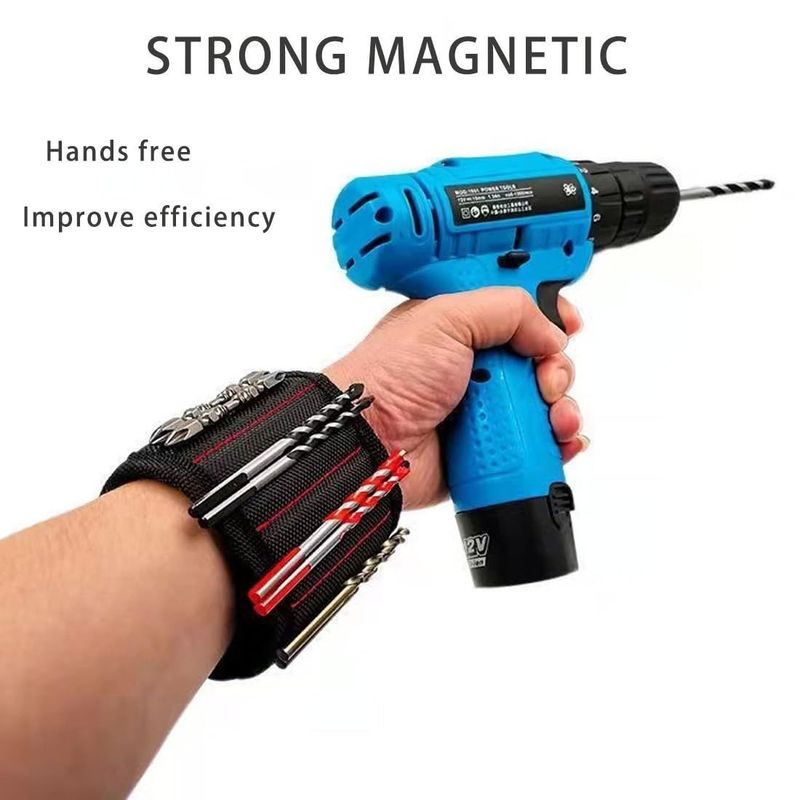 Braccialetto magnetico per la tenuta di viti, porta cintura utensili gadget freschi per la stoccatura di roba