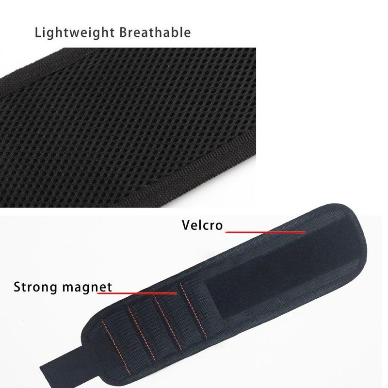 Braccialetto magnetico per la tenuta di viti, porta cintura utensili gadget freschi per la stoccatura di roba