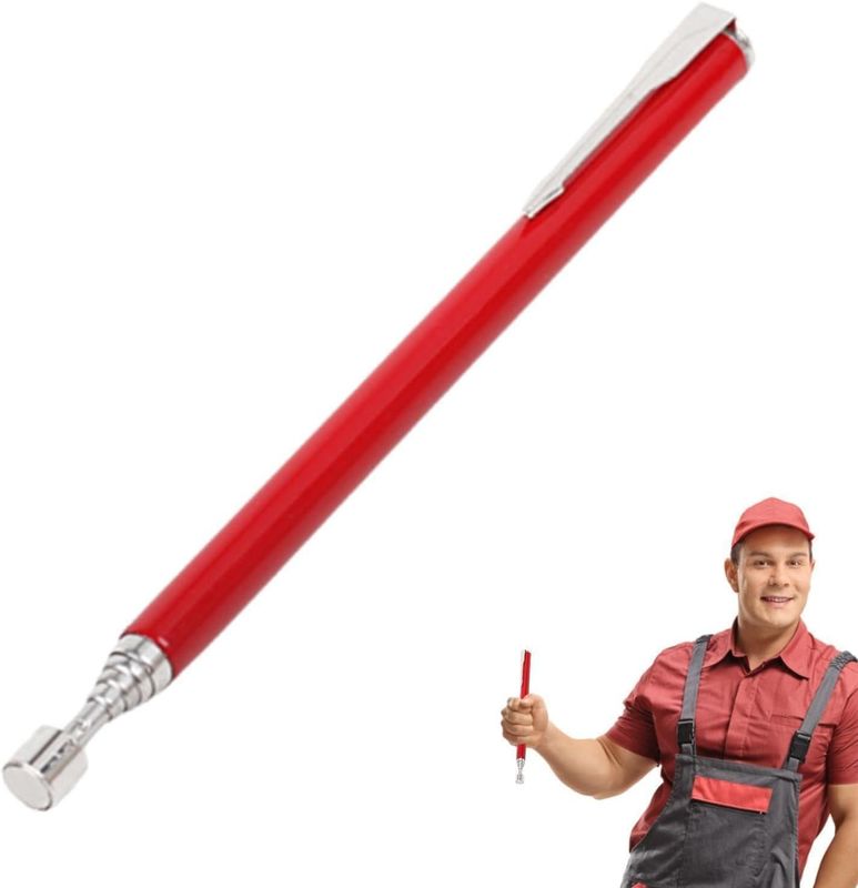 Telescopic Magnetic Pick Up Tool Strumento utile per viti Noci Pini, spazzini magnetici