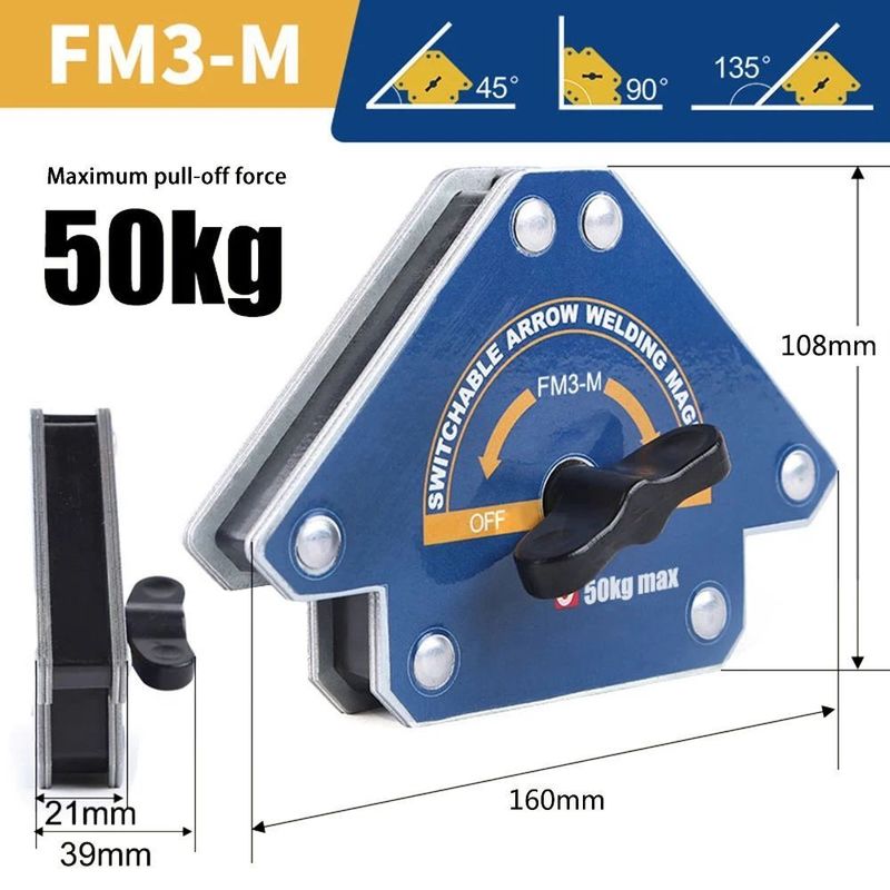 Tenitori di saldatura magnetica angolo saldatore freccia magnete saldatore fissatore posizionatore ferrite tenuta strumenti localizzatori ausiliari