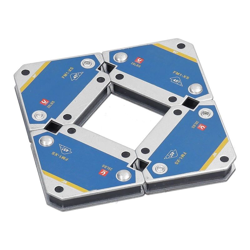 Fissatore di saldatura magnetica 45° 90° 135° Multi-Angolo Magnet Weld Positioner Ferrite Locator Ausiliario Strumenti posizionatore di saldatura