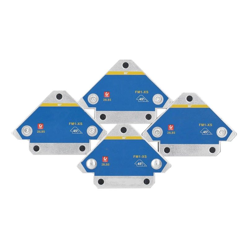 Fissatore di saldatura magnetica 45° 90° 135° Multi-Angolo Magnet Weld Positioner Ferrite Locator Ausiliario Strumenti posizionatore di saldatura