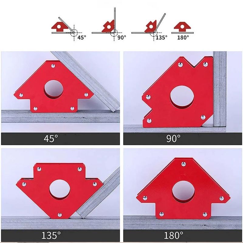 Saldatura tenitore magnetico ausiliario magnete forte posizionatore freccia 3 angolo potenza saldatura specialità strumento localizzatore
