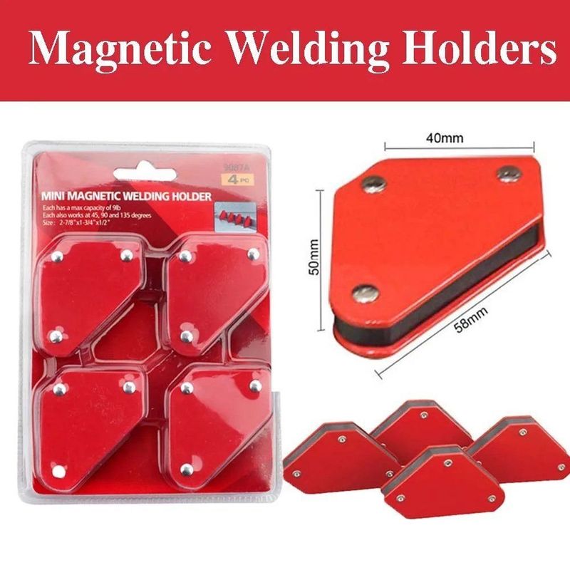 Possessori di saldatura a doppio interruttore 90° 55/110lbs Fissatore di saldatura magnetico Ferrite Strumenti di localizzazione ausiliari