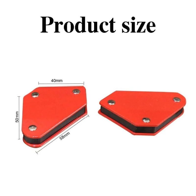 Possessori di saldatura a doppio interruttore 90° 55/110lbs Fissatore di saldatura magnetico Ferrite Strumenti di localizzazione ausiliari