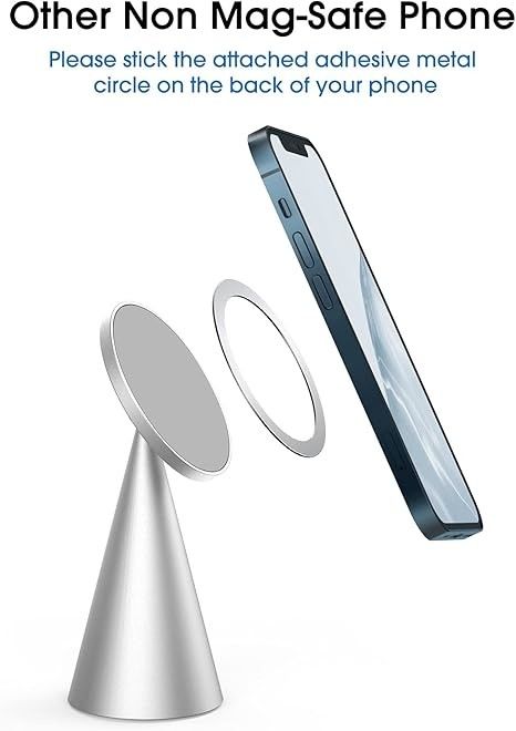 Supporto per telefono magnetico Compatibile con iPhone 13 e iPhone 12, Mini, Pro e Pro Max, portaalluminio regolabile