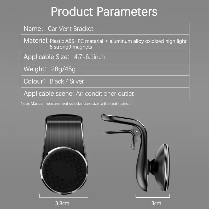 Car Magnetic Phone Holder Stand Air Vent Magnet Car Mount GPS Smartphone Mobile Support In Car Bracket per iPhone Xiaomi Samsun