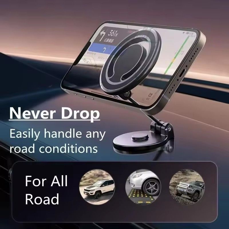 1080 Magnetic Car Phone Holder Magnet Car Bracket Mount Cell Smartphone Support in Car Per iPhone 15 14 13 12 11 Samsung